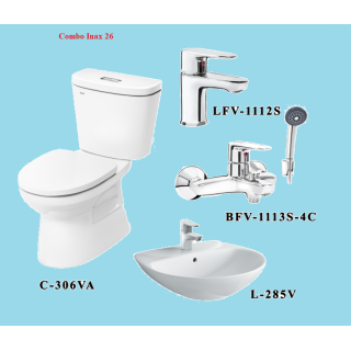 COMBO INAX C-306VA + L-285V + LFV-1112S + BFV-1113S-4C