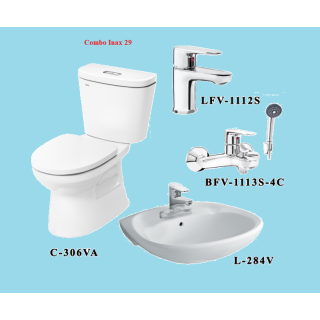 COMBO INAX C-306VA + L-284V + LFV-1112S + BFV-1113S-4C