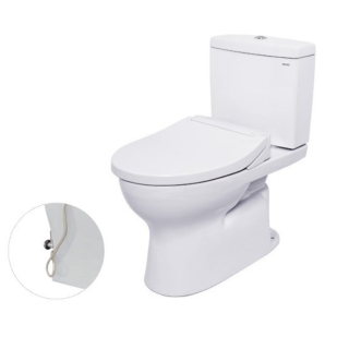 BỒN CẦU TOTO CS320DRE2 HAI KHỐI NẮP CƠ