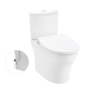 BỒN CẦU TOTO CS838DE2 HAI KHỐI NẮP CƠ
