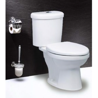 BỒN CẦU CAESAR CTS1338 HAI KHỐI 1 NHẤN NẮP ÊM