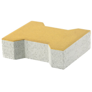 GẠCH VỈA HÈ TERRAZZO CHỬ I VÀNG