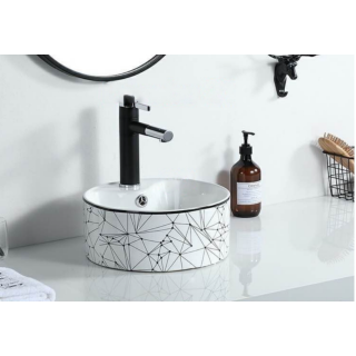 CHẬU LAVABO ĐẶT BÀN L15B TRÒN