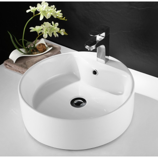 CHẬU RỬA LAVABO ĐẶT BÀN C15 HÌNH TRÒN