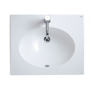 CHẬU RỬA LAVABO LIỀN BÀN CAESAR LF5024
