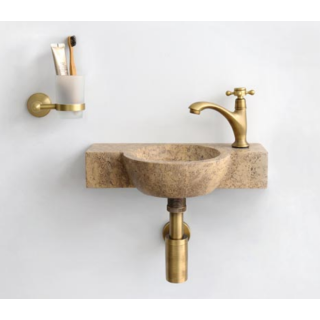 LAVABO ĐÁ NHỎ MINI TỰ NHIÊN KANLY MAR6M4V