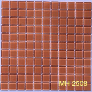 Gạch trang trí Mosaic thủy tinh đơn sắc MH 2508