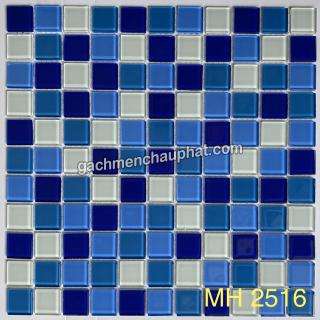 Gạch trang trí Mosaic thủy tinh MH 2516