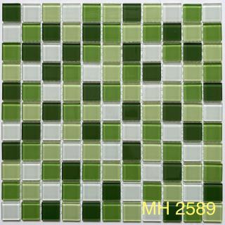 Gạch trang trí Mosaic thủy tinh MH 2589