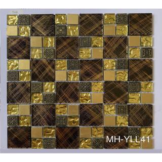 Gạch Mosaic Thủy Tinh Cao Cấp MH - YLL41