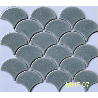 Gạch Mosaic Vảy Cá Gốm Sứ MHF 07