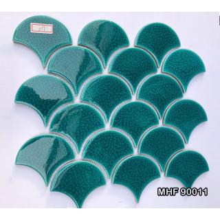 Gạch Mosaic Vảy Cá Gốm Sứ MHF 90011