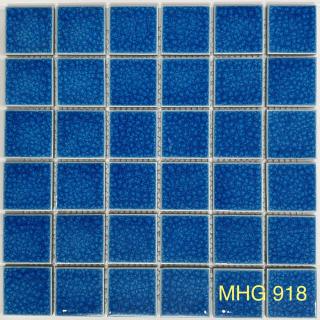 Gạch Mosaic Trang Trí Men Rạn Đơn Sắc MHG 918