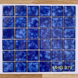 Gạch Mosaic Gốm sứ Men Bông Trang Trí MHG 979