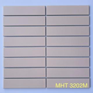Gạch Mosaic Que Đũa Màu Hồng Men Trơn MHT 3202M