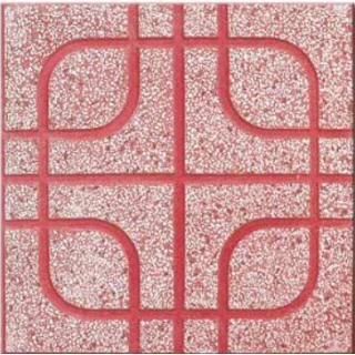 GẠCH VỈA HÈ 40X40 TERRAZZO MẮT PHỤNG ĐỎ