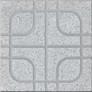 GẠCH VỈA HÈ 40X40 TERRAZZO MẮT PHỤNG XÁM
