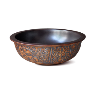 LAVABO SỨ HOA VĂN KANLY SU114