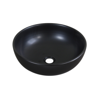 LAVABO TRÒN BẰNG SỨ KANLY SU512 MÀU ĐEN