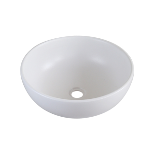 LAVABO TRÒN BẰNG SỨ KANLY SU513 MÀU XANH