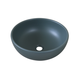LAVABO TRÒN BẰNG SỨ KANLY SU517 MÀU XÁM