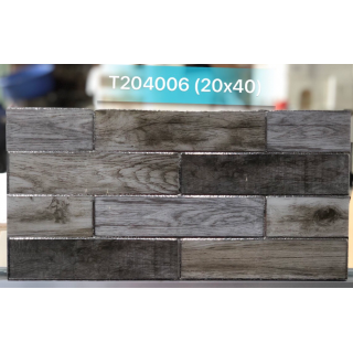 GẠCH TRANG TRÍ 20X40 ĐÁ VI TINH NHŨ BẠC T204006