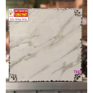 GẠCH TRANG TRÍ 30X30 VI TINH NHŨ BẠC T842