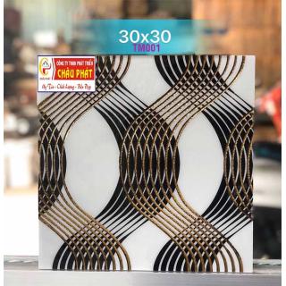 GẠCH TRANG TRÍ 30X30 NHŨ VÀNG TM001