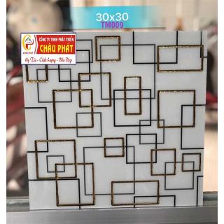 GẠCH TRANG TRÍ 30X30 NHŨ VÀNG TM009