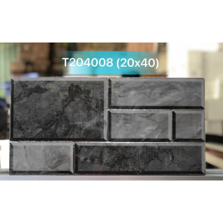 GẠCH TRANG TRÍ 20X40 ĐÁ VI TINH NHŨ BẠC T204008