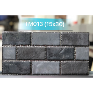 GẠCH TRANG TRÍ 15X30 ĐÁ VI TINH NHŨ VÀNG TM013
