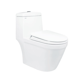 BỒN CẦU VIGLACERA V35 MỘT KHỐI XẢ NHẤN NẮP ÊM V86