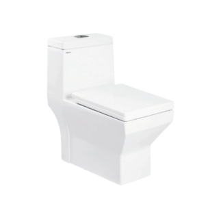 BỒN CẦU MỘT KHỐI VIGLACERA V42 XẢ NHẤN NẮP ÊM
