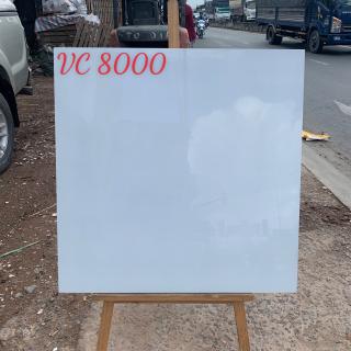Gạch Lát Nền 80x80 Bóng Kính Trắng Trơn VICENZA VC8000