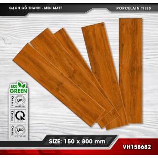 Gạch Lát Nền Giả Gỗ Thanh 15x80 Đá Mờ Men Matt VICENZA VH158682