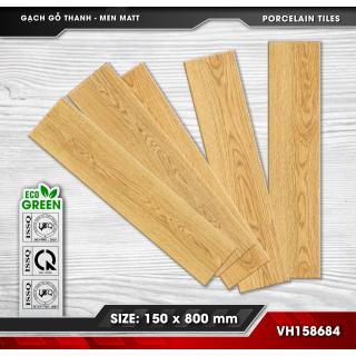 Gạch Lát Nền Giả Gỗ Thanh 15x80 Đá Mờ Men Matt VICENZA VH158684