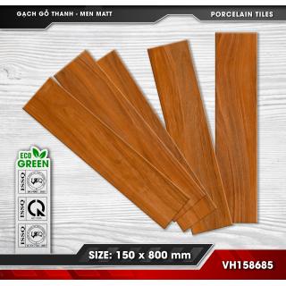 Gạch Lát Nền Giả Gỗ Thanh 15x80 Đá Mờ Men Matt VICENZA VH158685
