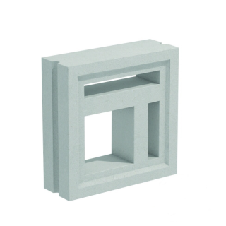 GẠCH BÔNG GIÓ VINA - N001 TRẮNG