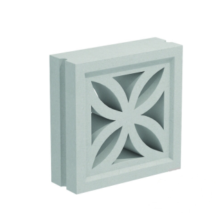 GẠCH BÔNG GIÓ VINA - N004 TRẮNG