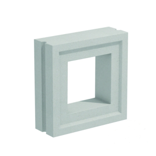 GẠCH BÔNG GIÓ VINA - N007 TRẮNG