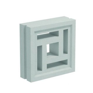 GẠCH BÔNG GIÓ VINA - N008 TRẮNG