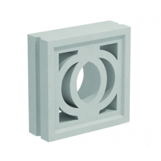 GẠCH BÔNG GIÓ VINA - N014 TRẮNG