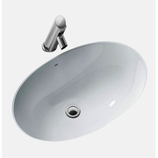 CHẬU RỬA LAVABO INAX L-2216V ÂM BÀN OVAL