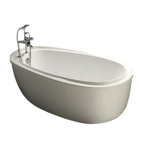 BỒN TẮM CAESAR AT6480 LẬP THỂ CHÂN YẾM 1.8M