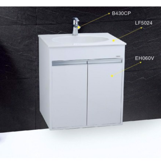 BỘ TỦ CHẬU RỬA MẶT LAVABO CAESAR LF5024/EH05024AV