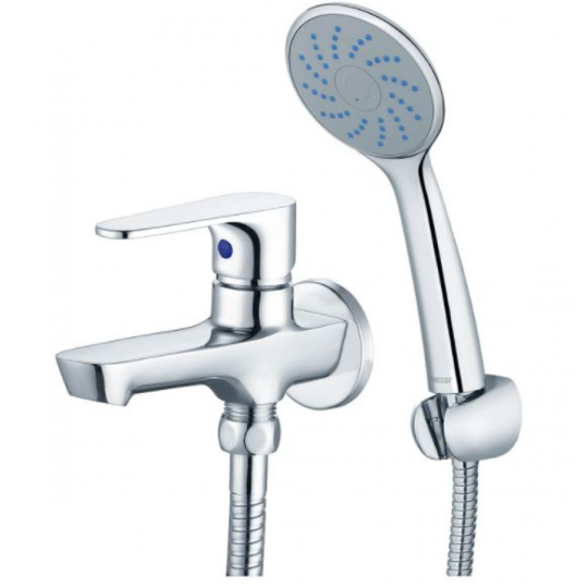 VÒI SEN TẮM LẠNH CAESAR S063C DÂY XI TAY 1 CHẾ ĐỘ