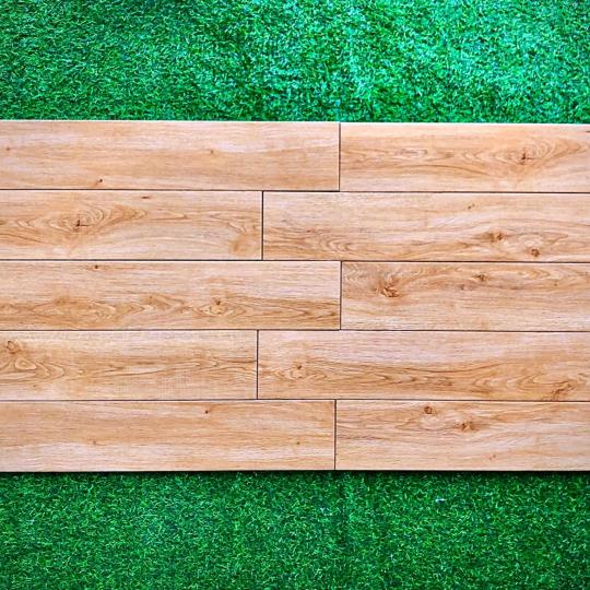 Gạch Giả Gỗ Thanh 15x80 Đá Mờ Gỗ Vàng Men Matt Nhập Khẩu 15800A
