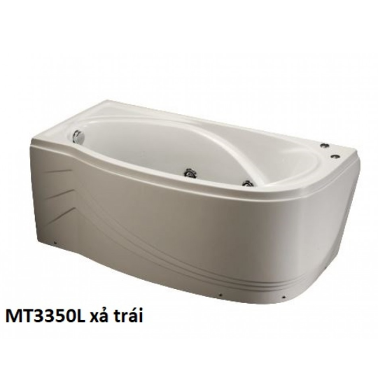 BỒN TẮM MASSAGE 1.5M CHÂN YẾM CAESAR MT3350L/R