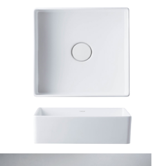 CHẬU RỬA LAVABO CAESAR LF5252 VUÔNG