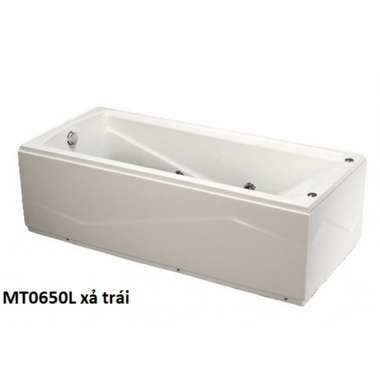 BỒN TẮM MASSAGE 1.5M CHÂN YẾM CAESAR MT0650L/R